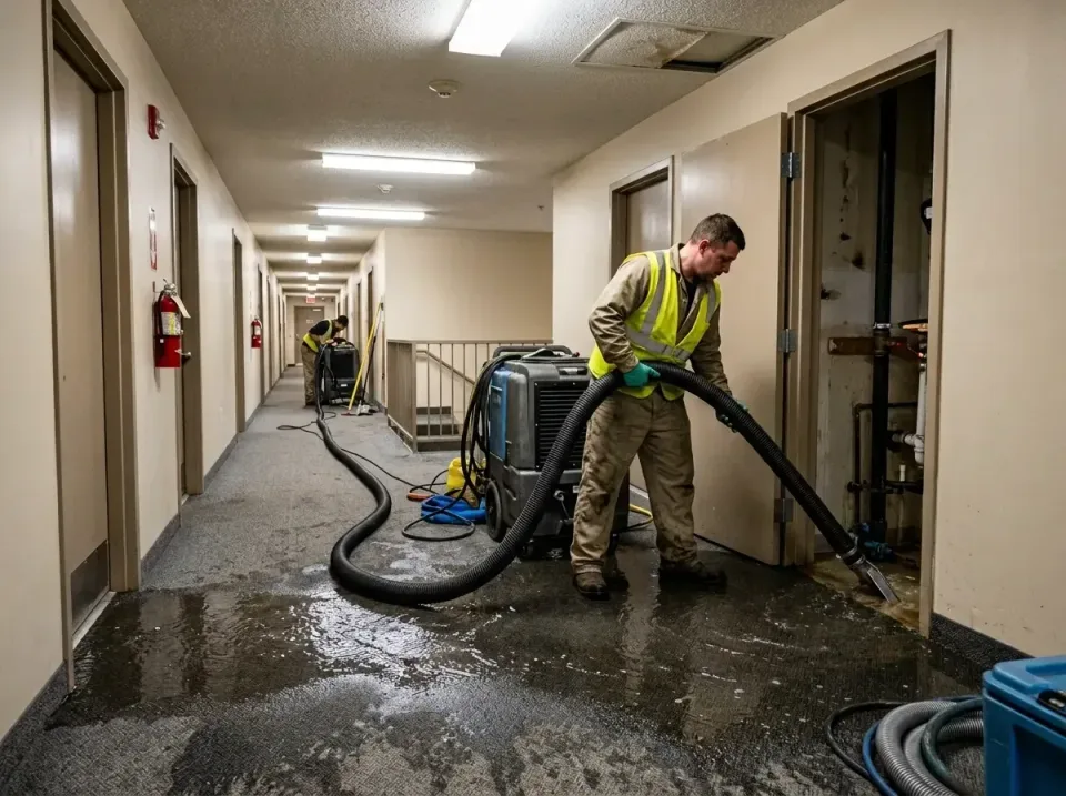 multi-unit-apartment-hallway-f-005 — frequently asked questions, Emergency Burst Pipe Water Extraction & Removal in Cetronia…